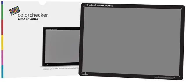 Alt view image 2 of 2 - Calibrite 2.5x4.25" ColorChecker Gray Balance Mini Card #CCGB-MINI