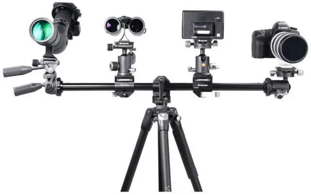 Alt view image 2 of 5 - Vanguard VEO MT-12 Multi-Mount & Horizontal Arm kit for 4 Cameras or Camera Accessories, Black