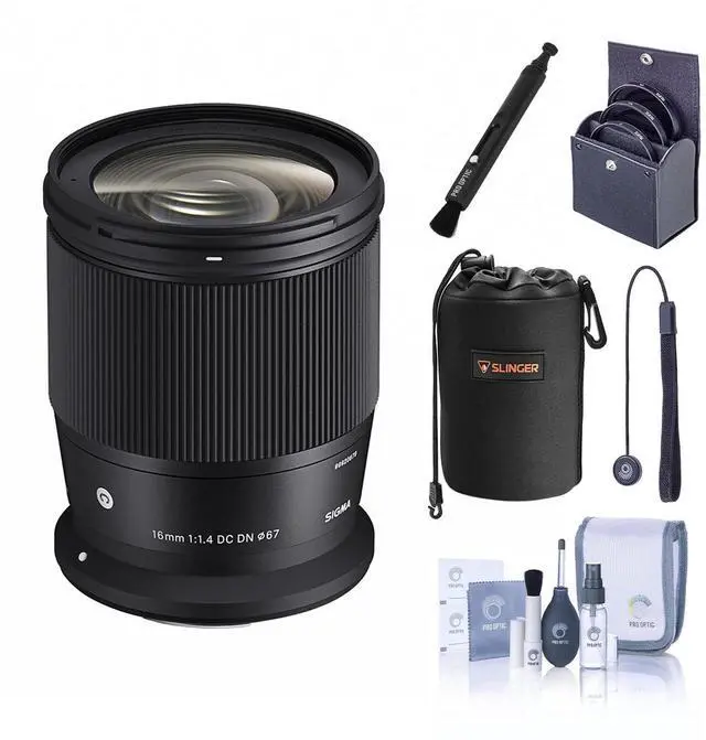 Main image of Sigma 16mm f/1.4 DC DN Contemporary Lens for Canon RF,Bundle with Included Value