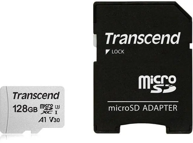 Alt view image 17 of 18 - Transcend 300s 128GB Class 10/UHS-I U3 microSDXC with Adapter TS128GUSD300SA