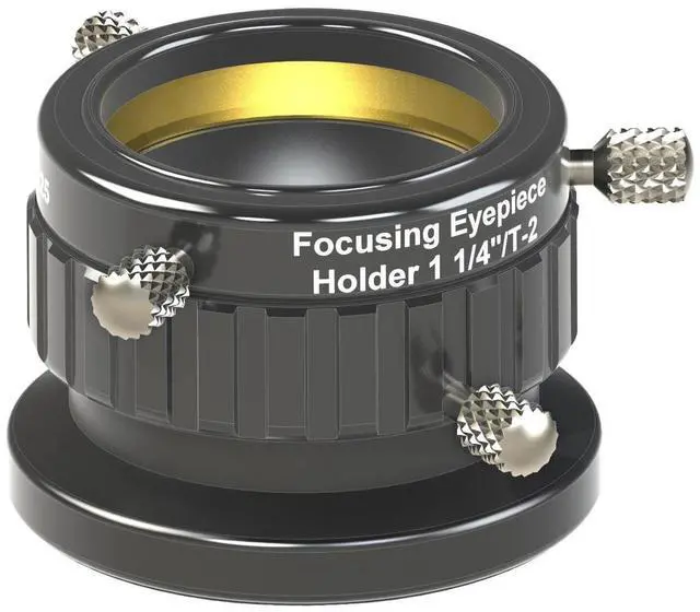 Main image of Baader Planetarium 1.25"/T-2 Focusing Eyepiece Clamp with Dual Clampscrews and Compression Ring