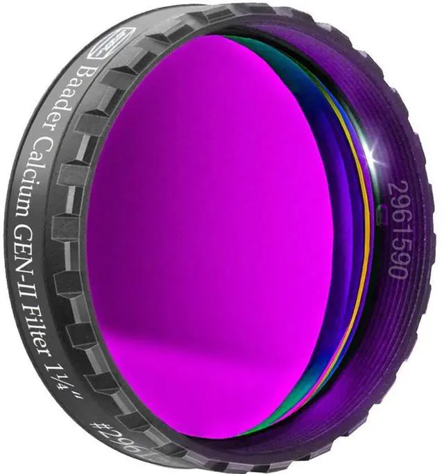 Main image of Baader Planetarium Calcium Gen-II 1.25" Unstacked Ca-K Solar Imaging Filter with LPFC