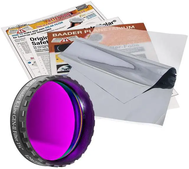 Alt view image 2 of 3 - Baader Planetarium Calcium Gen-II 1.25" Unstacked Ca-K Solar Imaging Filter with LPFC