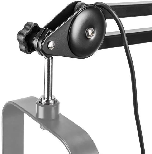 Alt view image 6 of 7 - H&A Broadcast Arm with Internal Springs and Integrated 10' XLR Cable #HA-BA-XLR