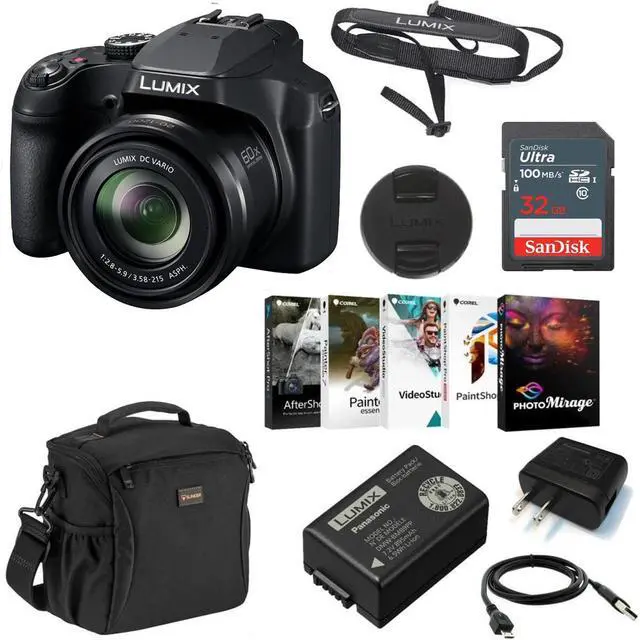 Main image of Panasonic Lumix DC-FZ80 Digital Camera - Free Accessory Bundle #DC-FZ80K MA