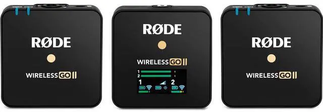 Alt view image 4 of 7 - Rode Microphones Wireless GO II Compact Microphone System with 2x Tx & 1x Rx