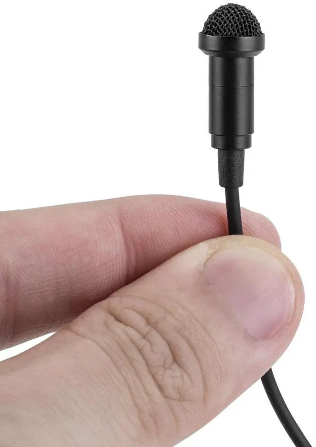 Alt view image 5 of 7 - H&A HA-OM-L Lavalier Microphone with 3.5mm Connector for Sennheiser ew