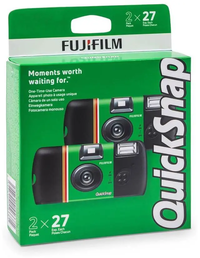 Alt view image 5 of 7 - Fujifilm QuickSnap Flash 400 Disposable Camera, 27 Exposures 6-Pack + Camera Bag