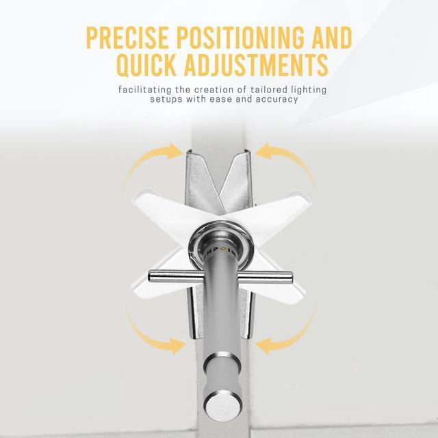 Alt view image 4 of 7 - Flashpoint Drop Ceiling Scissor Clamp with Baby (5/8") Pin