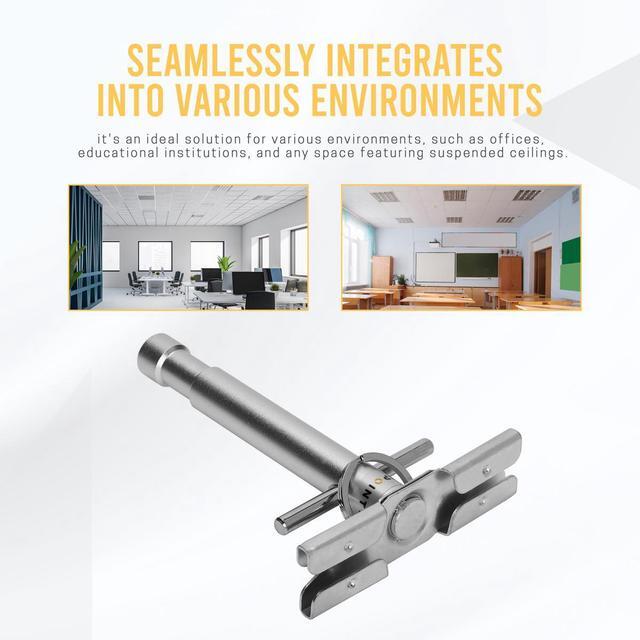 Alt view image 5 of 7 - Flashpoint Drop Ceiling Scissor Clamp with Baby (5/8") Pin