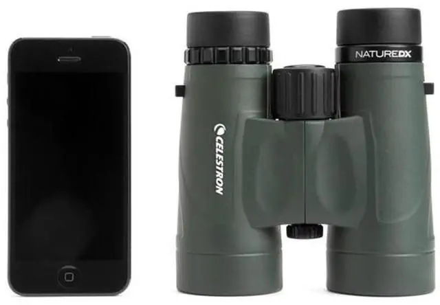 Alt view image 12 of 12 - Celestron 71332 Roof Prism Binocular w/ 8x Magnification & 42mm Objective Lens