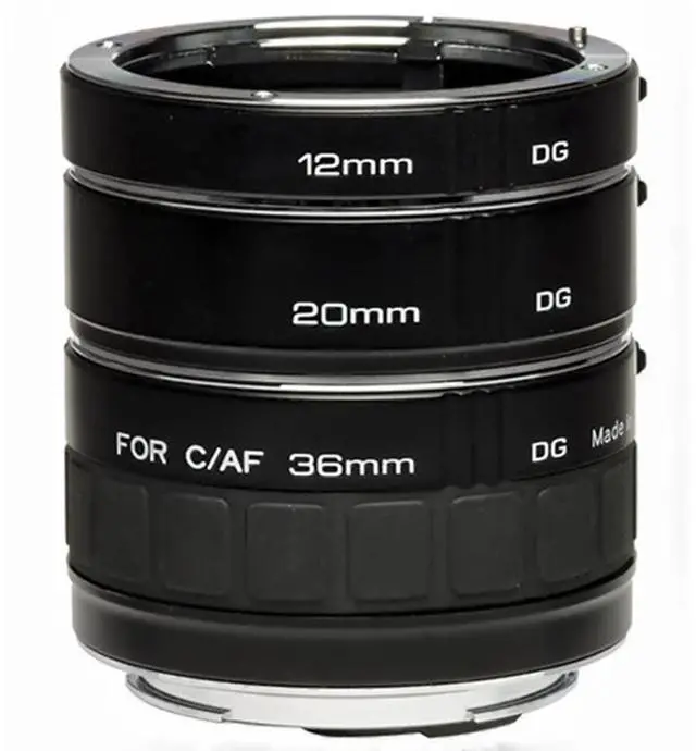 Alt view image 10 of 12 - Kenko Auto Extension Tube Set DG (12, 20 & 36mm Tubes) for Nikon