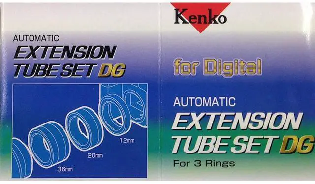 Alt view image 12 of 12 - Kenko Auto Extension Tube Set DG (12, 20 & 36mm Tubes) for Nikon