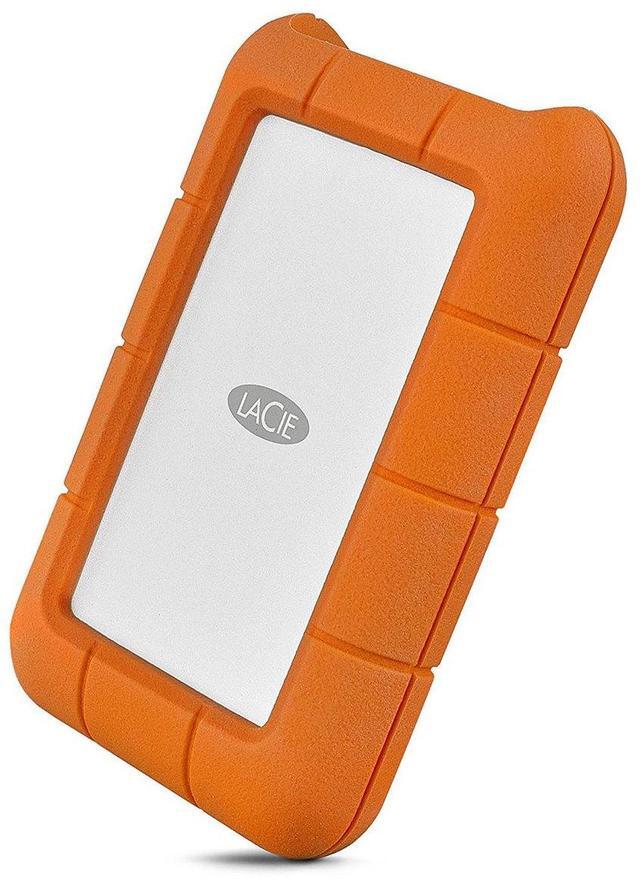Alt view image 4 of 7 - LaCie Rugged USB-C 3.0 2TB External Hard Drive W/HD-1 Portable Hard Drive Case