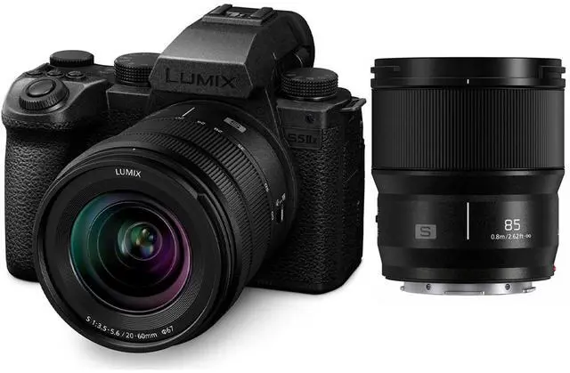 Main image of Panasonic LUMIX S5IIX Mirrorless Camera with LUMIX S 20-60mm f/3.5-5.6 Lens and LUMIX S 85mm f/1.8 Lens