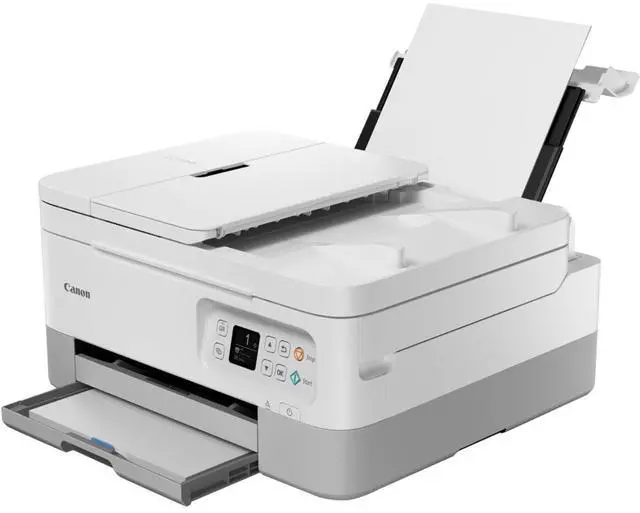 Alt view image 17 of 17 - Canon PIXMA TR7020a Wireless All-In-One Inkjet Color Printer, White #4460C072AA