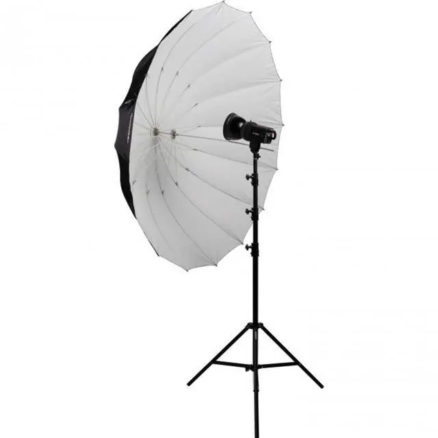 Alt view image 17 of 19 - Westcott White/Black Bounce Parabolic Standard Umbrella (7')