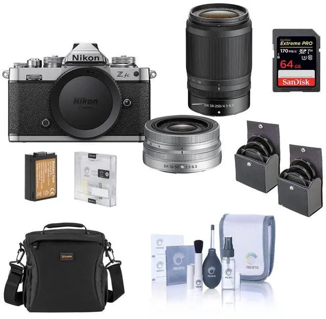 Nikon Z fc Mirrorless Camera with 16-50mm & 50-250mm Lens