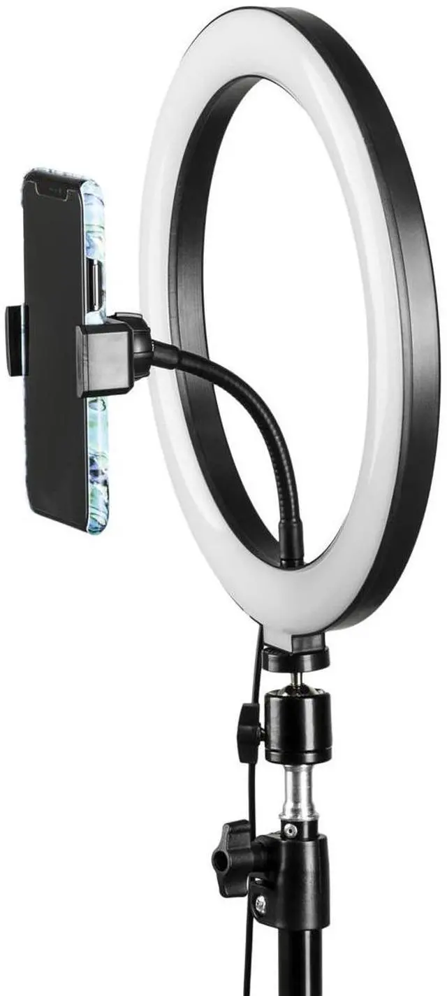 Alt view image 5 of 7 - CLAR 10" LED Selfie Ring Light Kit #RL-10-K1