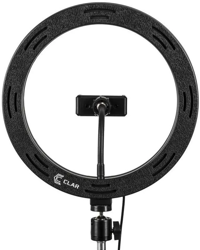 Alt view image 7 of 7 - CLAR 10" LED Selfie Ring Light Kit #RL-10-K1