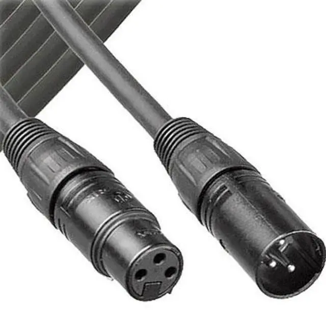 Alt view image 3 of 3 - Audio-Technica 3-pin XLR Male to 3-pin XLR Female Balanced Cable 15 ft
