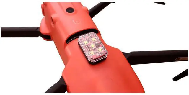 Alt view image 5 of 7 - Firehouse Technology ARC "V" Drone Strobe Anti-Collision Light, Red #FHARCVRED