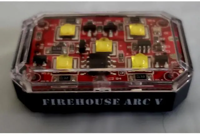 Alt view image 7 of 7 - Firehouse Technology ARC "V" Drone Strobe Anti-Collision Light, Red #FHARCVRED