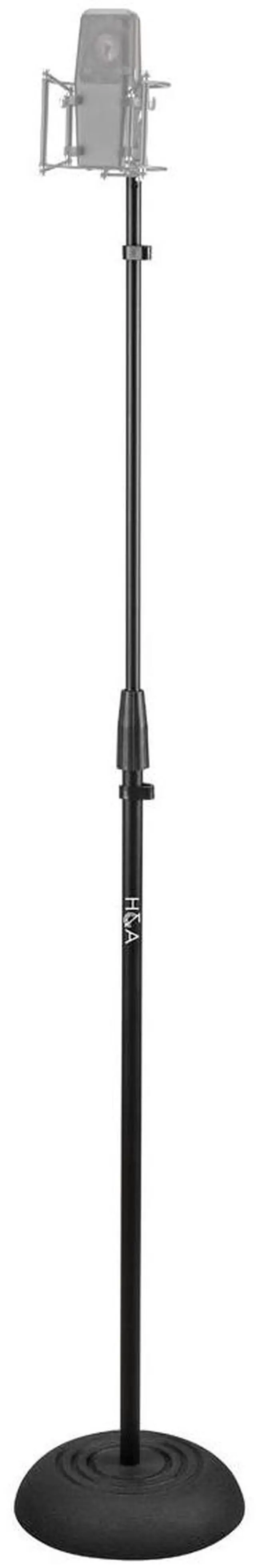 Alt view image 2 of 5 - H&A Round Base Microphone Stand #HA-RB-MS