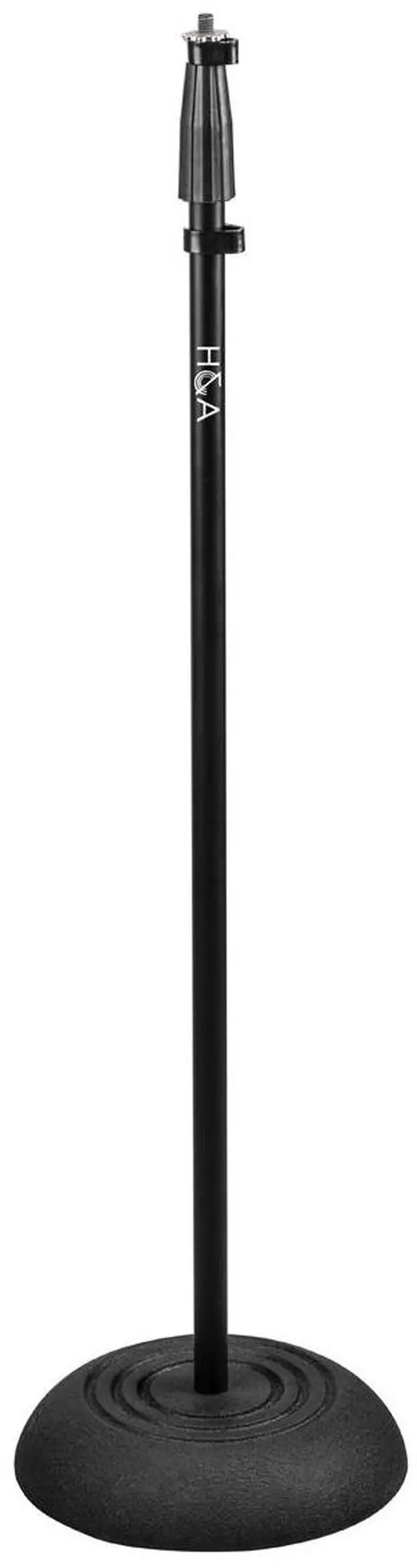 Alt view image 3 of 5 - H&A Round Base Microphone Stand #HA-RB-MS