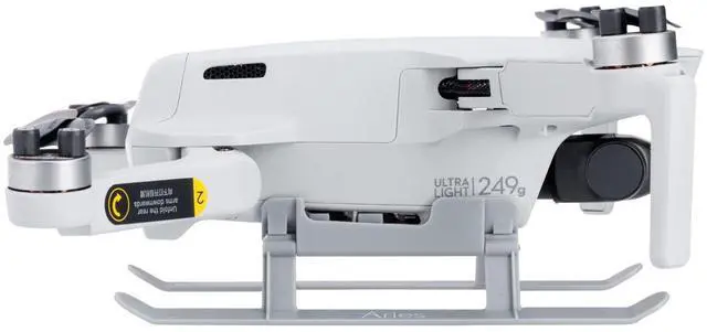 Alt view image 6 of 7 - Aries Foldable Landing Gear Leg for DJI Mavic Mini/Mini 2 Drone