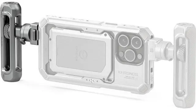 Alt view image 4 of 7 - Tilta Tilta Khronos Adjustable Handle, Titanium White #TK-AH-TW