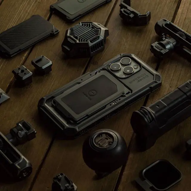 Alt view image 5 of 7 - Tilta Tilta Khronos Adjustable Handle, Titanium White #TK-AH-TW