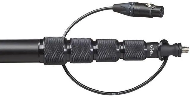 Alt view image 9 of 11 - K-Tek KE110CC 5-Section Avalon Series Boom Pole Bottom