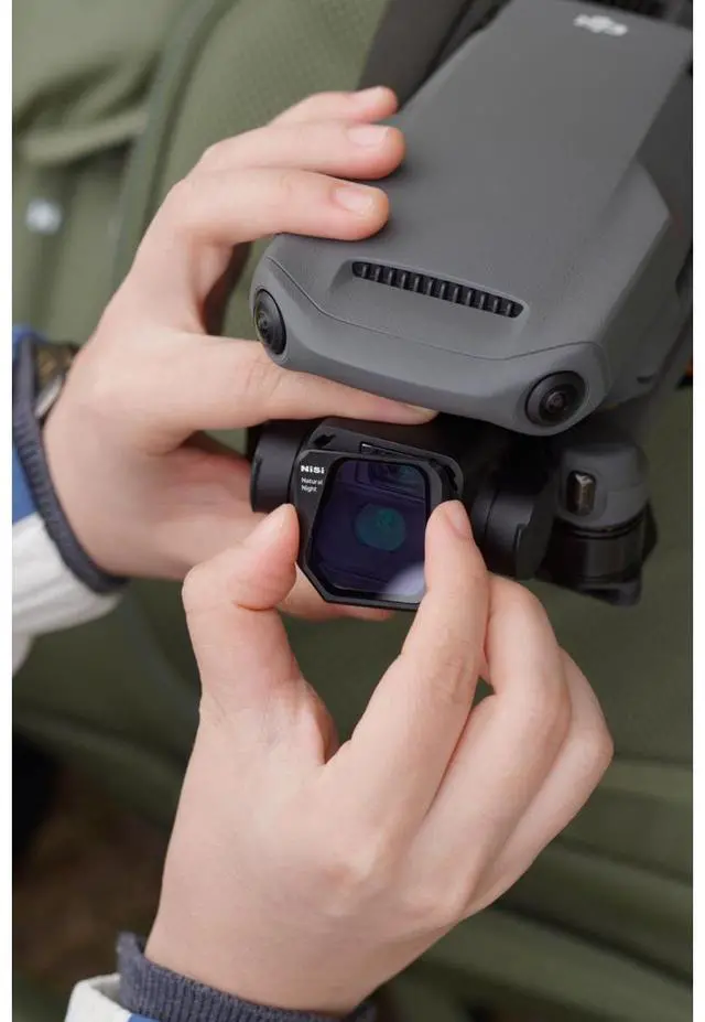 Alt view image 6 of 7 - NiSi Cinema Filter Kit PLUS with True Color ND32/PL, True Color ND64/PL, Natural Night and ND1000 Filter for DJI Mavic 3