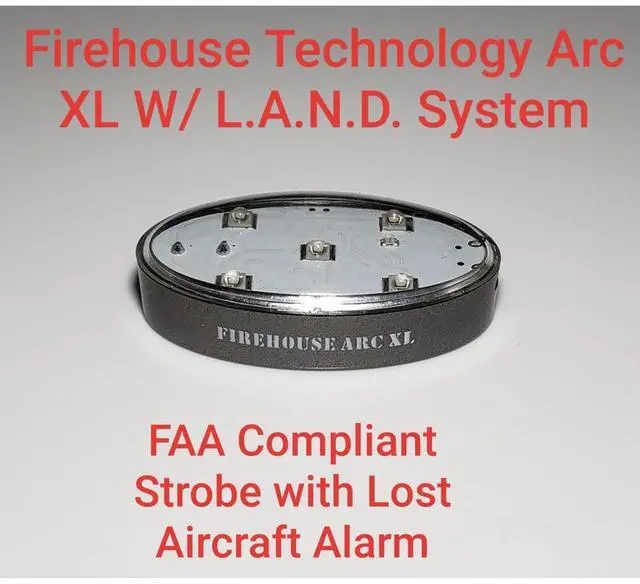 Alt view image 7 of 7 - Firehouse Technology Arc XL Drone Strobe Anti Collision Light with L.A.N.D System (Lost Drone Alarm), FAA 107 Compliant