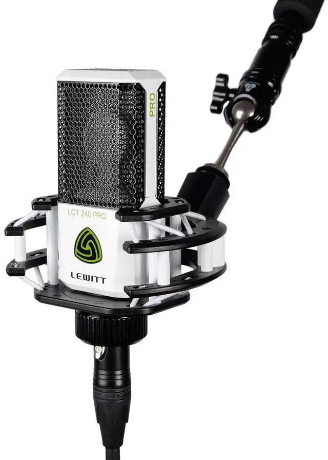Alt view image 4 of 9 - Lewitt LCT-240 Pro Cardioid Condenser Microphone, White #LCT-240-PRO-WHT