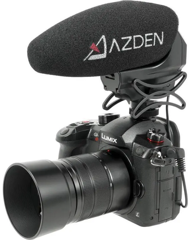 Alt view image 7 of 7 - Azden SMX-30 Stereo/Mono Switchable Video Microphone