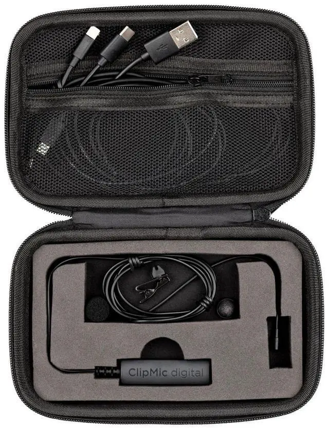Alt view image 6 of 7 - Apogee Electronics ClipMic digital2 Premium Lavalier Mic for iOS/Mac/Win/Android