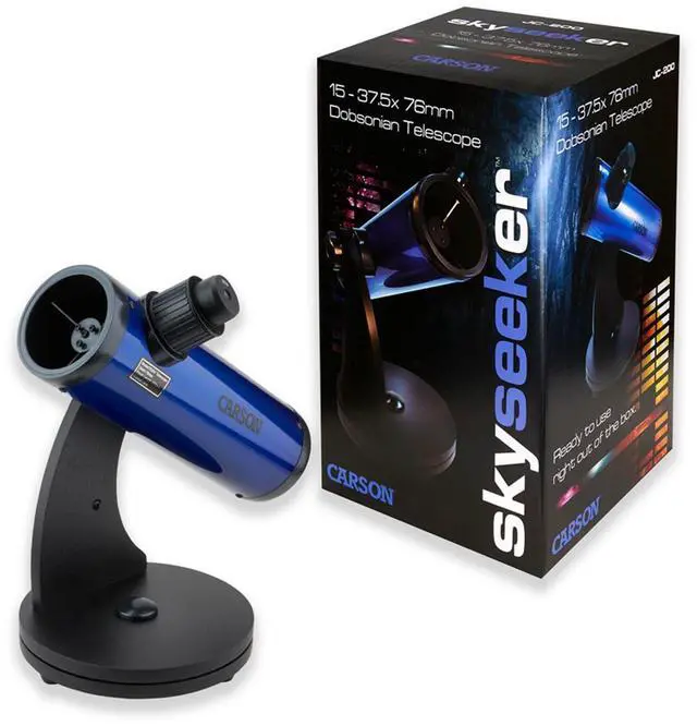 Alt view image 5 of 8 - CARSON JC-200 SkySeeker(TM) Telescope