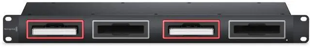 Alt view image 6 of 8 - Blackmagic Design MultiDock 10G Super Fast Rack Mount 4-Slot USB-C Disk Dock