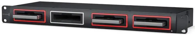 Alt view image 8 of 8 - Blackmagic Design MultiDock 10G Super Fast Rack Mount 4-Slot USB-C Disk Dock