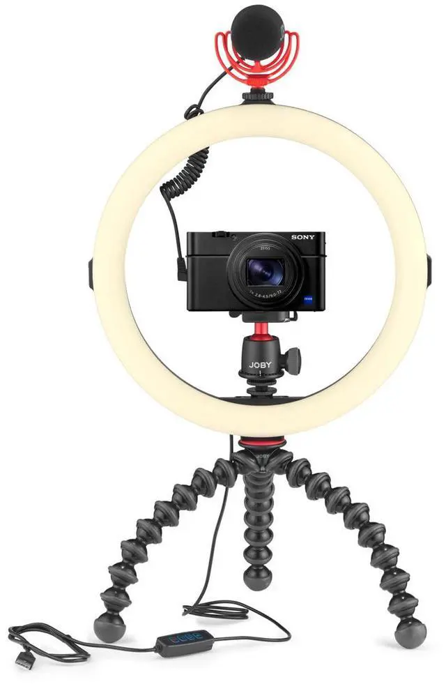 Alt view image 7 of 7 - JOBY Beamo Ring 12" Video LED Light, Black #JB01733