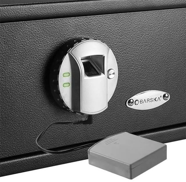 Alt view image 2 of 8 - Barska External Battery Pack For Barska Safes, 7 in Cord, Tan, 2.5 x 2.75 x 0.7