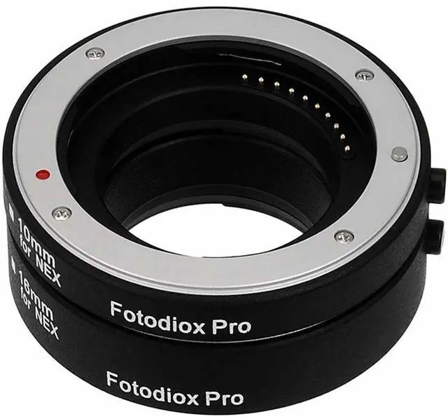 Alt view image 2 of 6 - Fotodiox Auto Macro Extension Tube Kit for Sony E-Mount (NEX) Mirrorless Camera