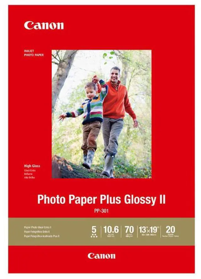 Main image of Canon PP-301 Photo Paper Plus Glossy II Inkjet Paper, 13x19", 20 Sheets