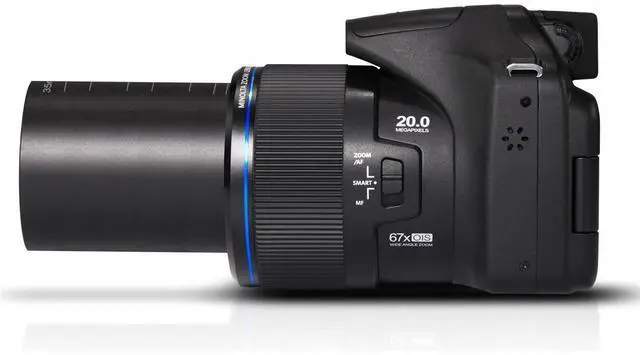 Alt view image 6 of 17 - Minolta MN67Z-BK ProShot Wi-Fi Bridge Camera with 67x Optical Zoom, Black
