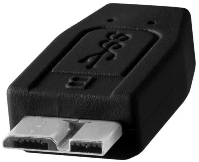 Alt view image 3 of 3 - Tether Tools TetherPro USB-C to 3.0 Micro-B Cable, 15', Black