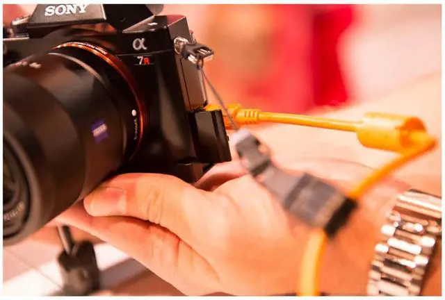 Alt view image 16 of 17 - Tether Tools Tether Tools TetherPro USB 2.0 to Micro-B 5-Pin   Cable, 15' (4.6m), High-Visibility Orange