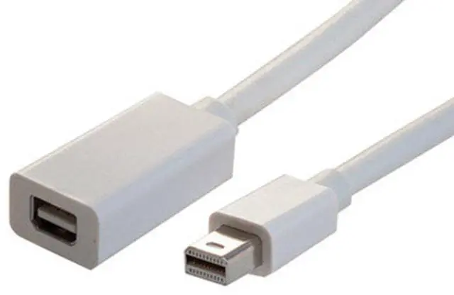 Alt view image 6 of 6 - Comprehensive MDPP-J-6ST Comprehensive Mini DisplayPort Male to Female Cable 6ft - Mini DisplayPort for Audio/Video Device - 1.35 GB/s - 6 ft - 1 x Mini DisplayPort Male Digital Audio/Video - 1 x Mini