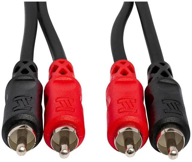 Alt view image 13 of 15 - Hosa CRA-202 Standard Nickel-Plated Dual RCA Male to RCA Male Connectors